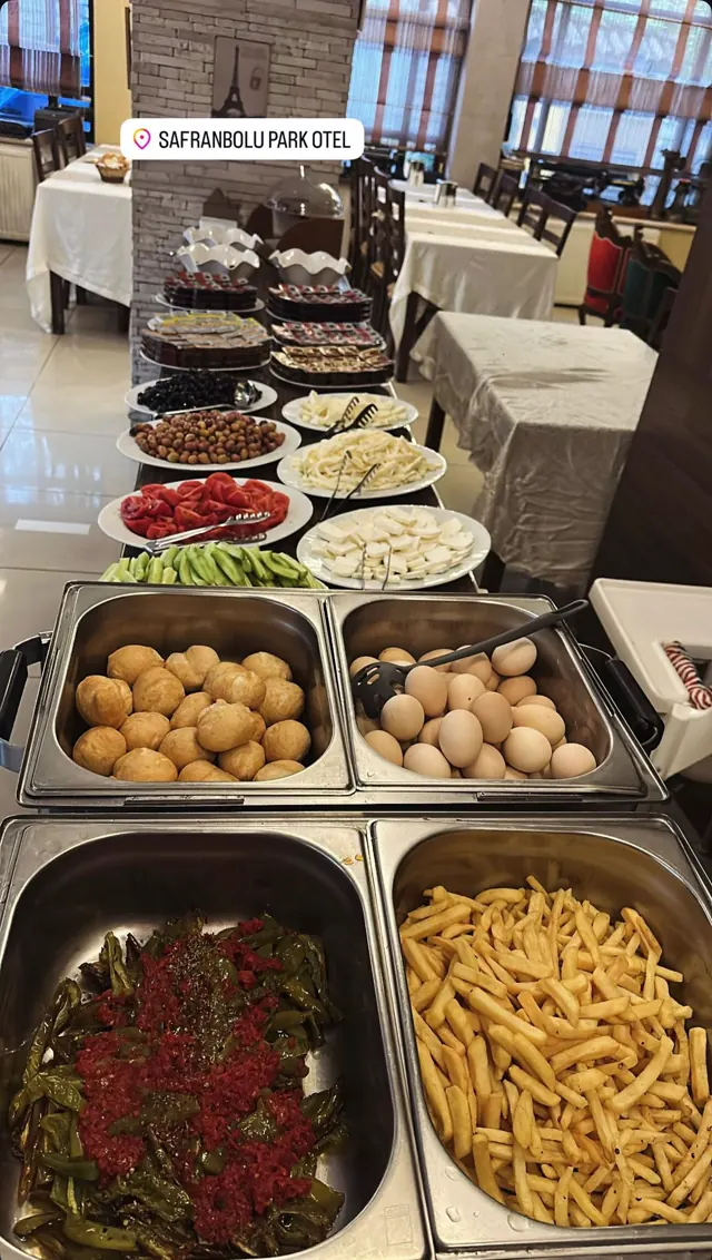 Safranbolu Park Hotel kahvaltı büfesi