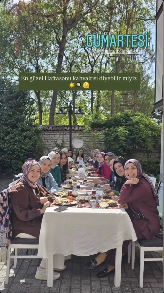 Safranbolu otel organizasyon geniş masa düzeni