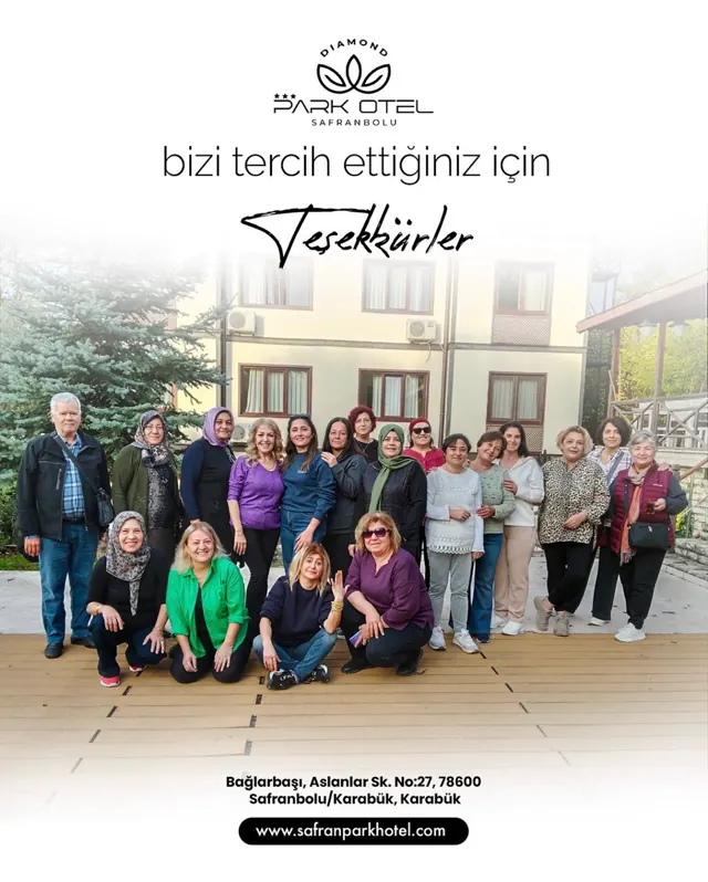 Safranbolu tur grubu konaklama teşekkür karesi