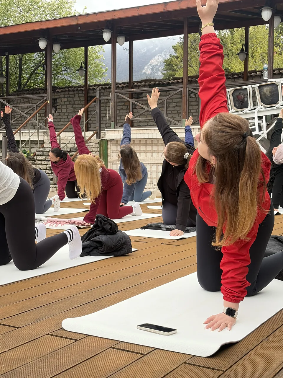 Safranbolu Park Otel bahçesinde yoga retreat atmosferi